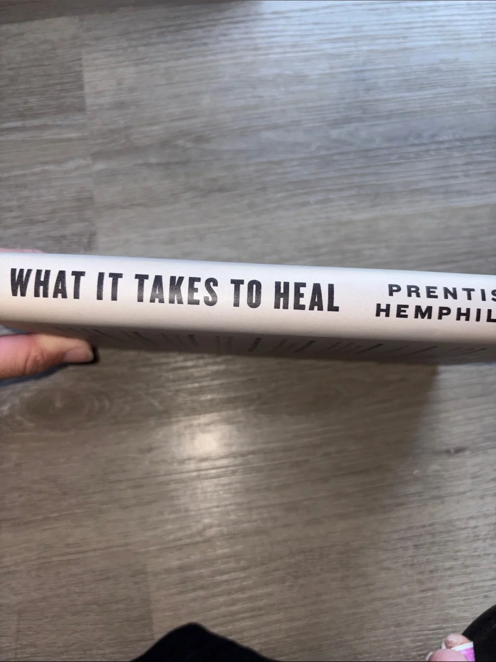 What It Takes to Heal by Prentis Hemphill — White & Yellow Hardcover